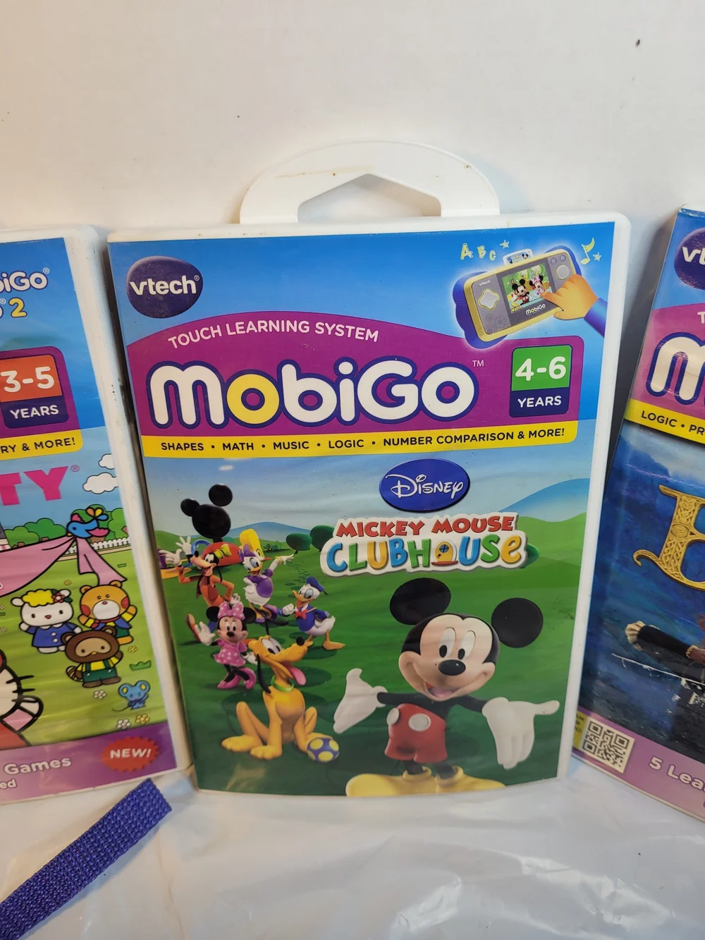 Vtech Pink MobiGo And 4 Games 2 Chargers (W)